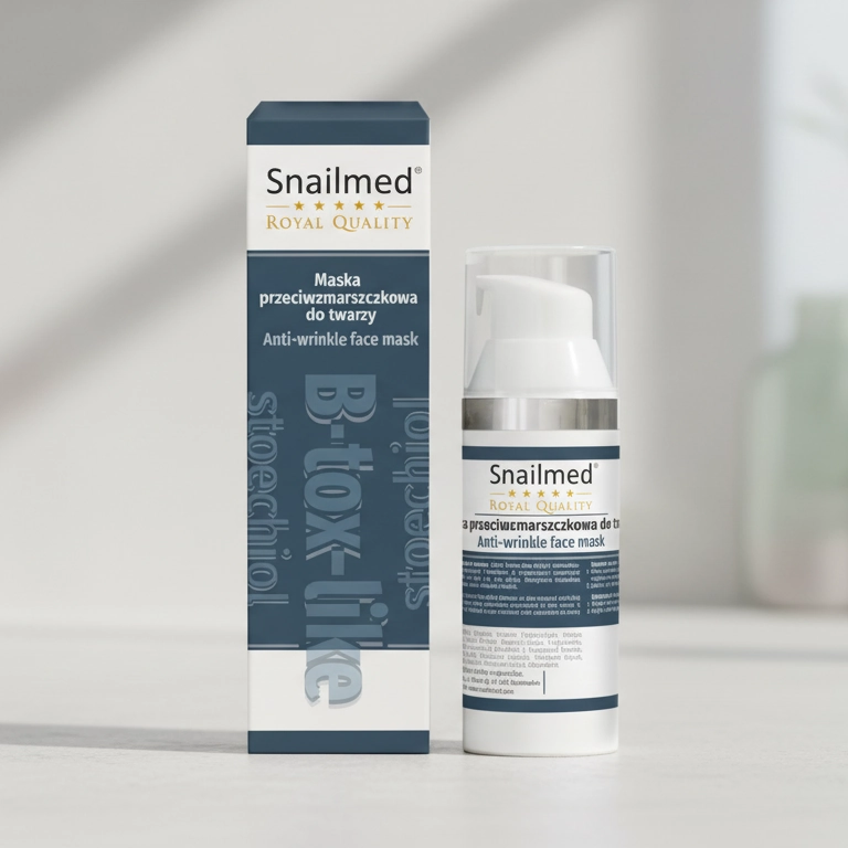 Przeciwzmarszczkowa Maska do twarzy ze stoechiolem, ceramidami, olejkiem z awokado i witaminą E