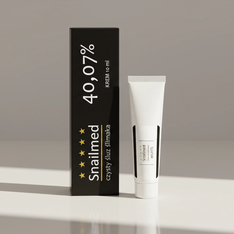 Przeciwstarzeniowy Krem do twarzy Czarna Perła z naturalnym śluzem ślimaka i kwasem hialuronowym - obrazek 4