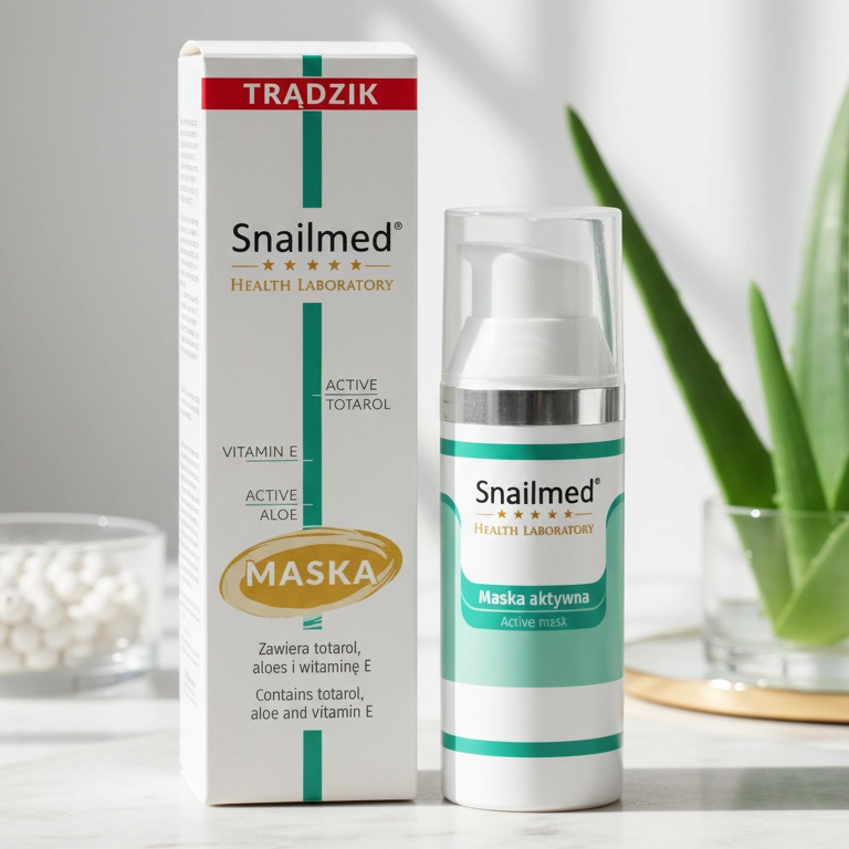 Przeciwtrądzikowa Maska do twarzy z totarolem, aloesem oraz witaminą E