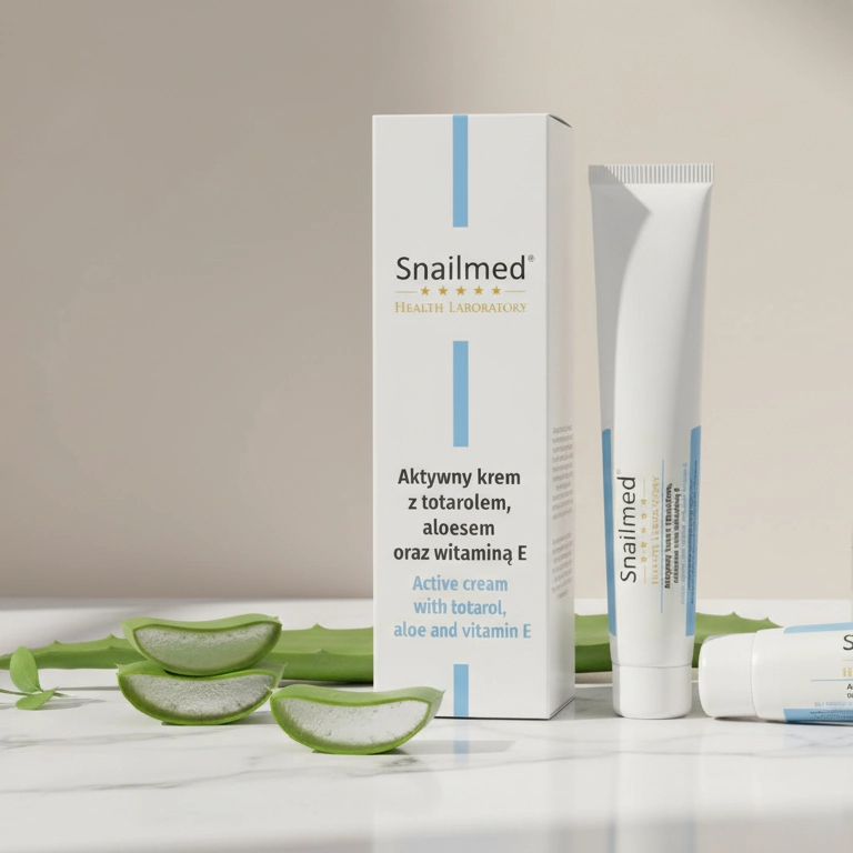 Przeciwzmarszczkowy Krem pod oczy z totarolem, aloesem, witaminą E oraz woskiem pszczelim