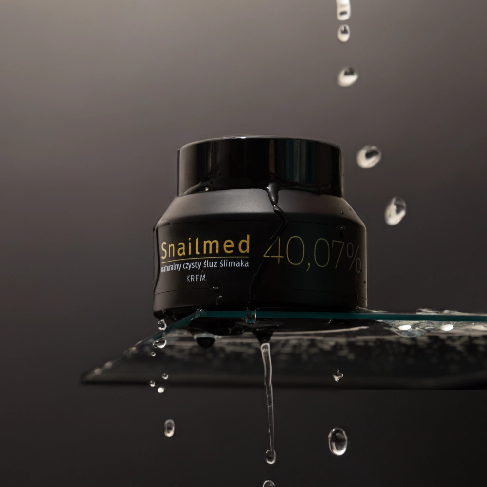 Przeciwstarzeniowy Krem do twarzy Czarna Perła z naturalnym śluzem ślimaka oraz kwasem hialuronowym - <b>EDYCJA LIMITOWANA</b> - obrazek 3