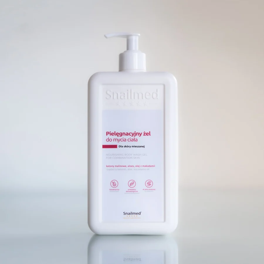 Dermokosmetyczny pielęgnacyjny żel do mycia ciała dla skóry mieszanej <b>500ml</b>