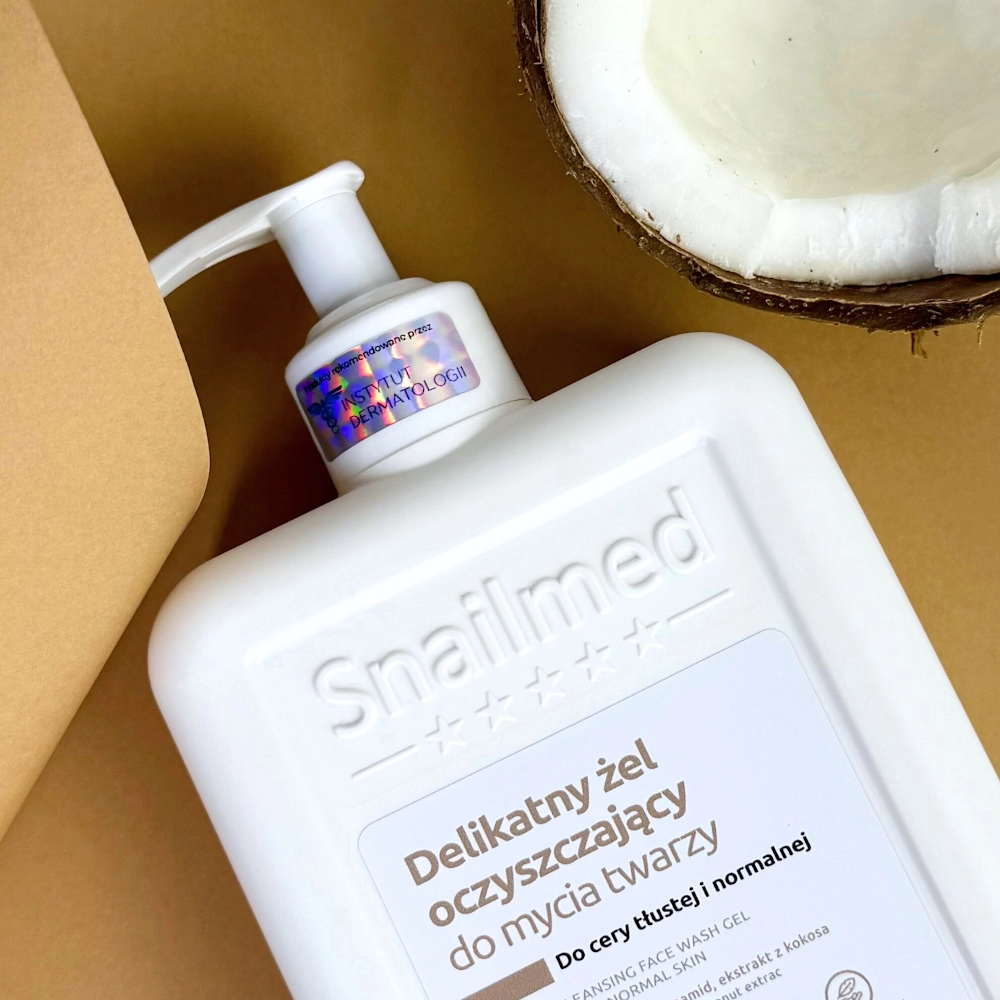 Dermokosmetyczny delikatny żel oczyszczający do mycia twarzy do cery tłustej i normalnej <b>500ml</b> - obrazek 2
