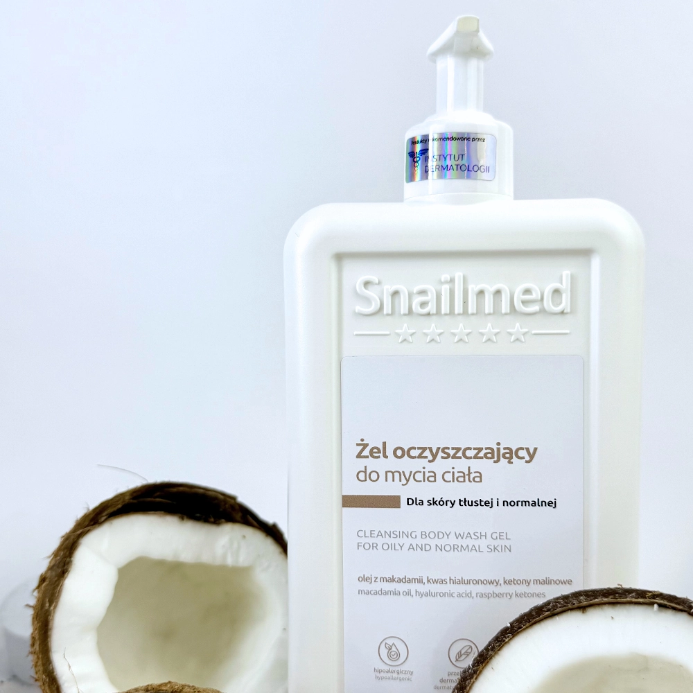 Dermokosmetyczny żel oczyszczający do mycia ciała dla skóry tłustej i normalnej <b>500ml</b> - obrazek 2