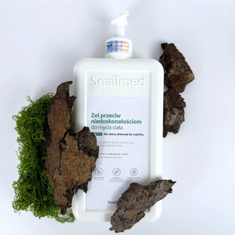 Dermokosmetyczny żel do mycia ciała przeciw niedoskonałościom dla skóry skłonnej do trądziku <b>500ml</b>