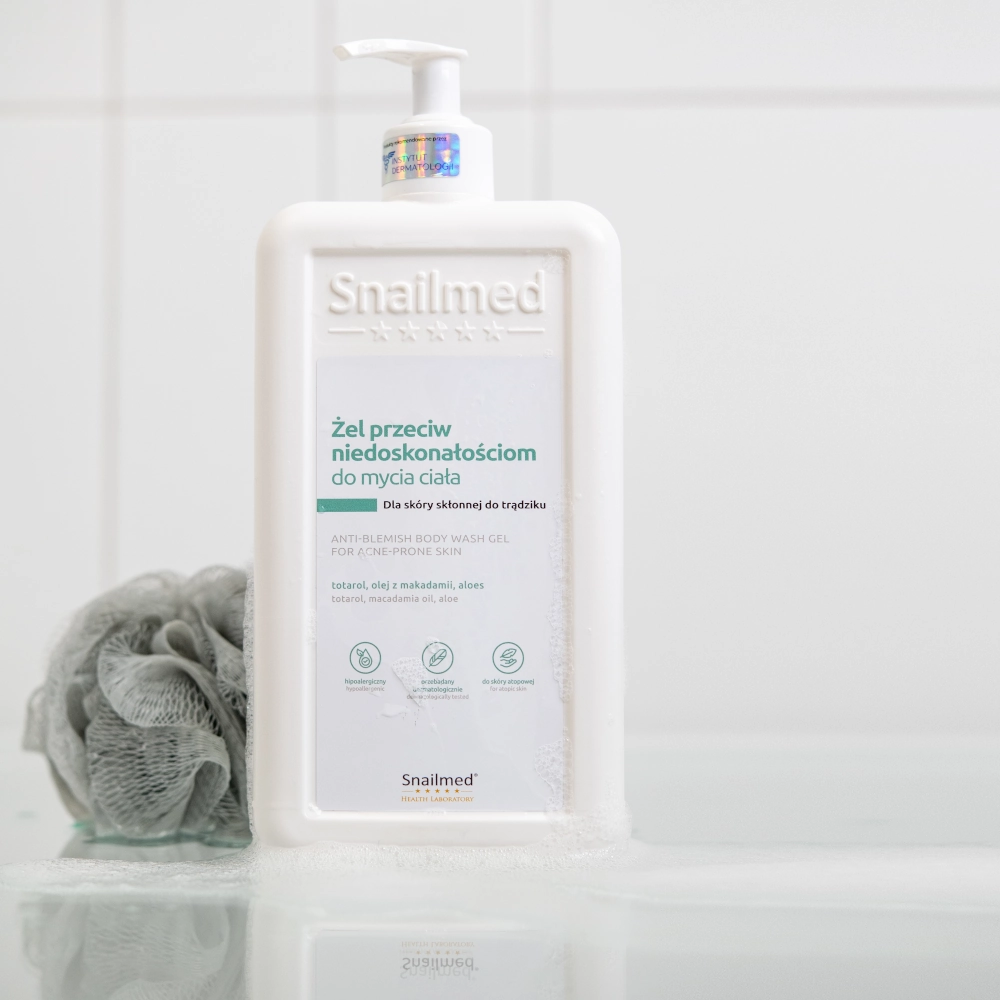 Dermokosmetyczny żel do mycia ciała przeciw niedoskonałościom dla skóry skłonnej do trądziku <b>500ml</b> - obrazek 2