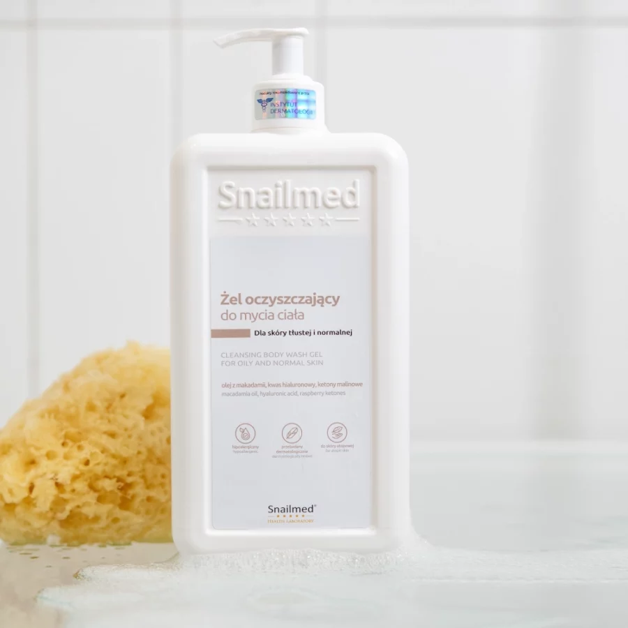 Dermokosmetyczny żel oczyszczający do mycia ciała dla skóry tłustej i normalnej <b>500ml</b>