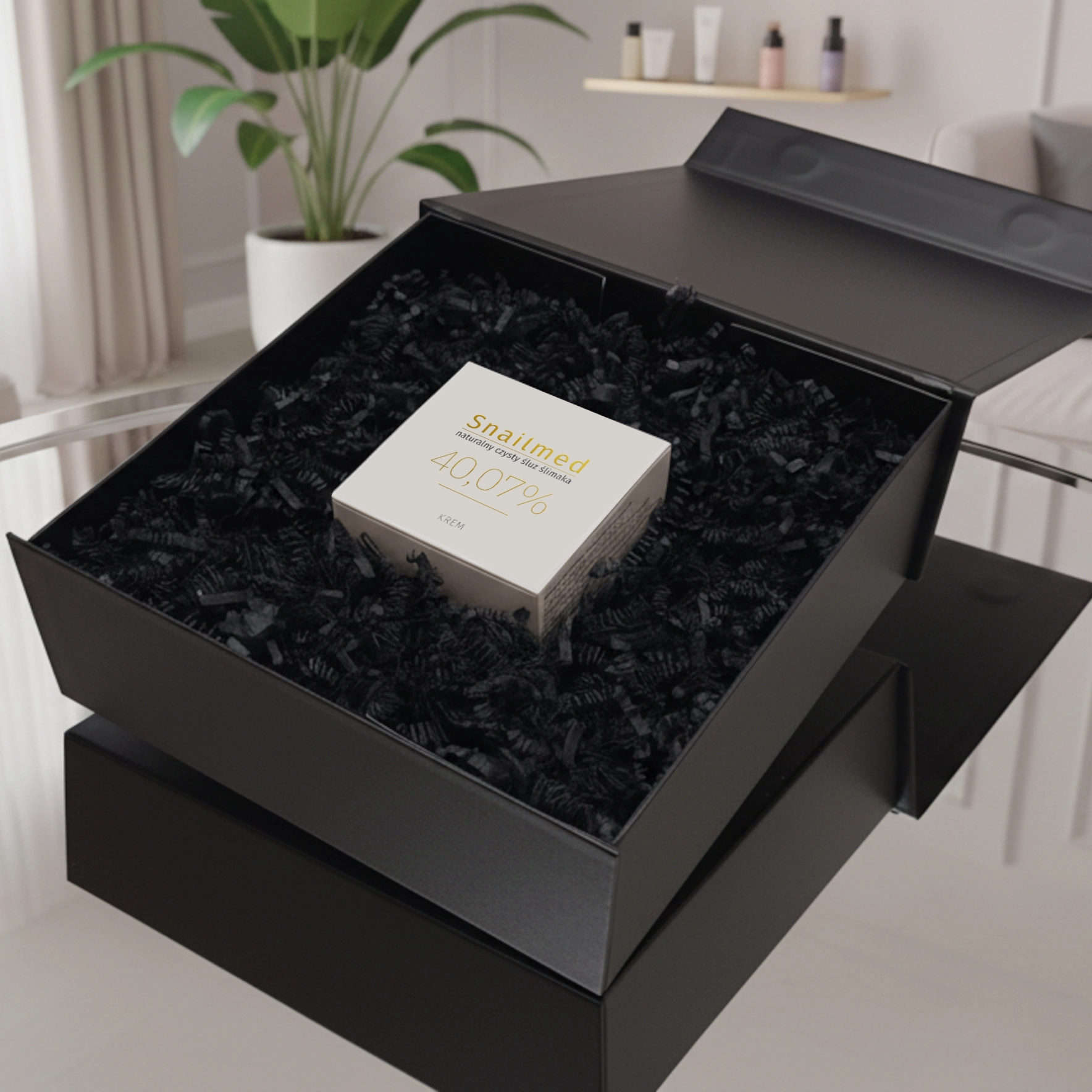 Przeciwstarzeniowy krem do twarzy "Biała Perła" z Totarolem oraz kwasem hialuronowym – naturalny śluz ślimaka 40,07% - <b>NOWA FORMUŁA</b> - obrazek 2