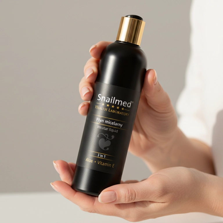 Oczyszczająco odświeżający Płyn Micelarny z aloesem, witaminą E oraz alantoiną - obrazek 3