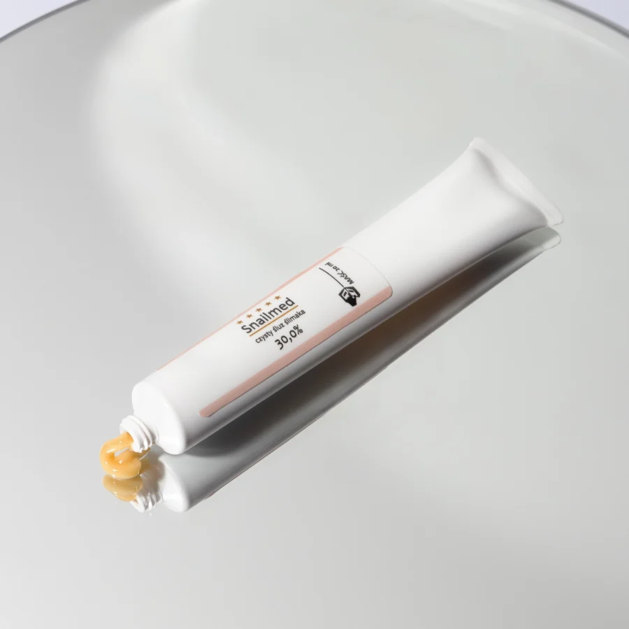 Odbudowująca Maść do płytki paznokcia i skórek z naturalnym śluzem ślimaka, mocznikiem, olejkiem rycynowym i woskiem pszczelim, <b>20ml</b>