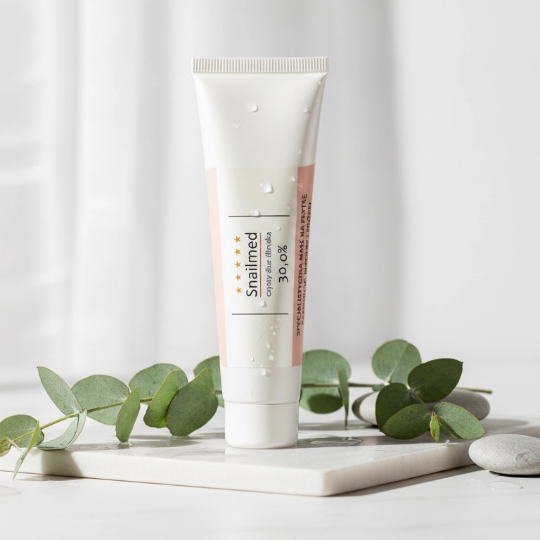 Odbudowująca Maść do płytki paznokcia i skórek z naturalnym śluzem ślimaka, mocznikiem, olejkiem rycynowym i woskiem pszczelim, <b>30ml</b>