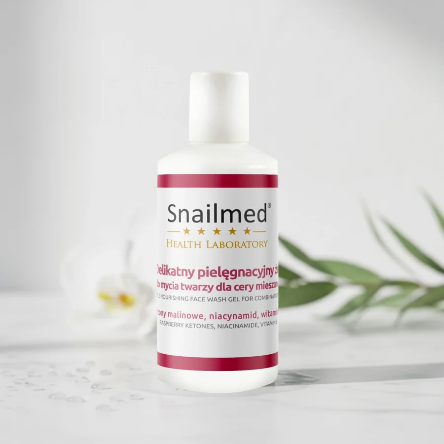 Dermokosmetyczny delikatny pielęgnacyjny żel do mycia twarzy dla cery mieszanej <b>20ml</b>, Produkt Smart Mini