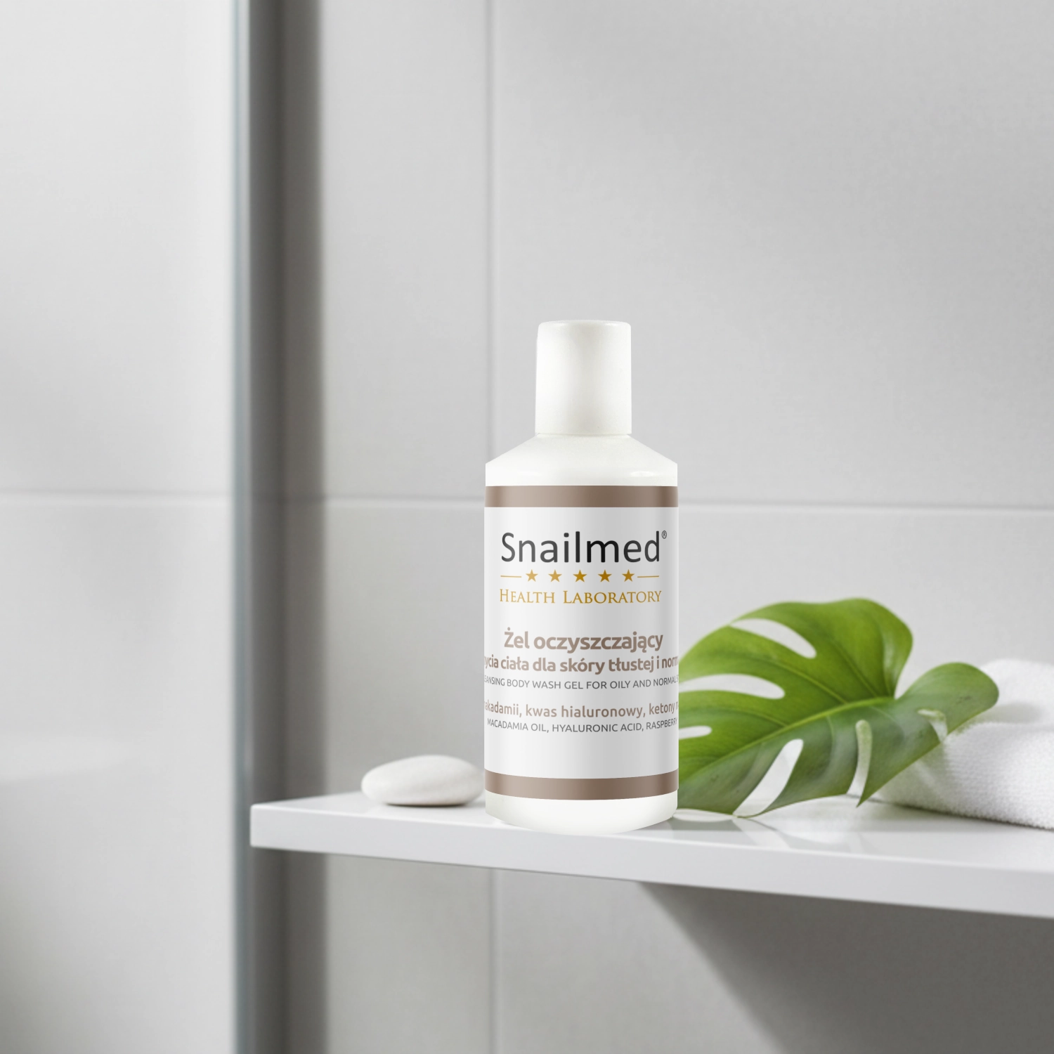 Dermokosmetyczny żel oczyszczający do mycia ciała dla skóry tłustej i normalnej <b>20ml</b>, Produkt Smart Mini - obrazek 2