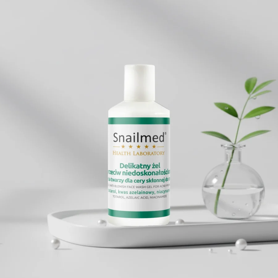 Dermokosmetyczny delikatny żel do mycia twarzy przeciw niedoskonałościom dla cery skłonnej do trądziku <b>20ml</b> , Produkt Smart Mini