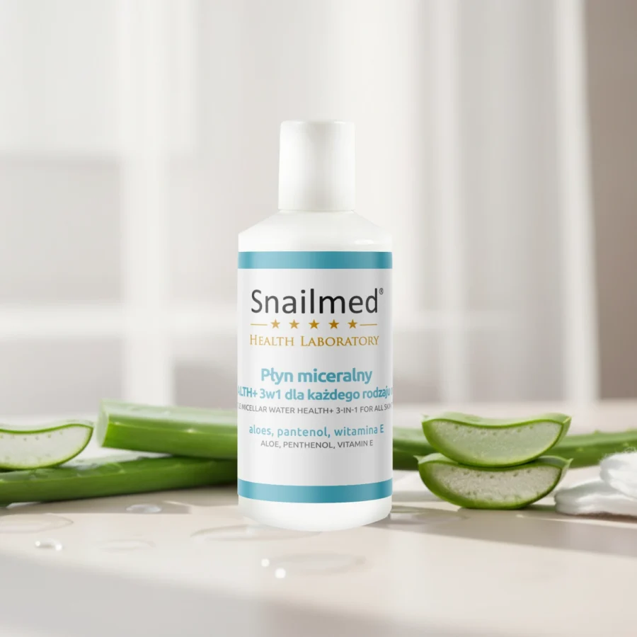 Płyn Micelarny HEALTH+ 3w1 dla każdego rodzaju cery <b>20ml</b>, Produkt Smart Mini