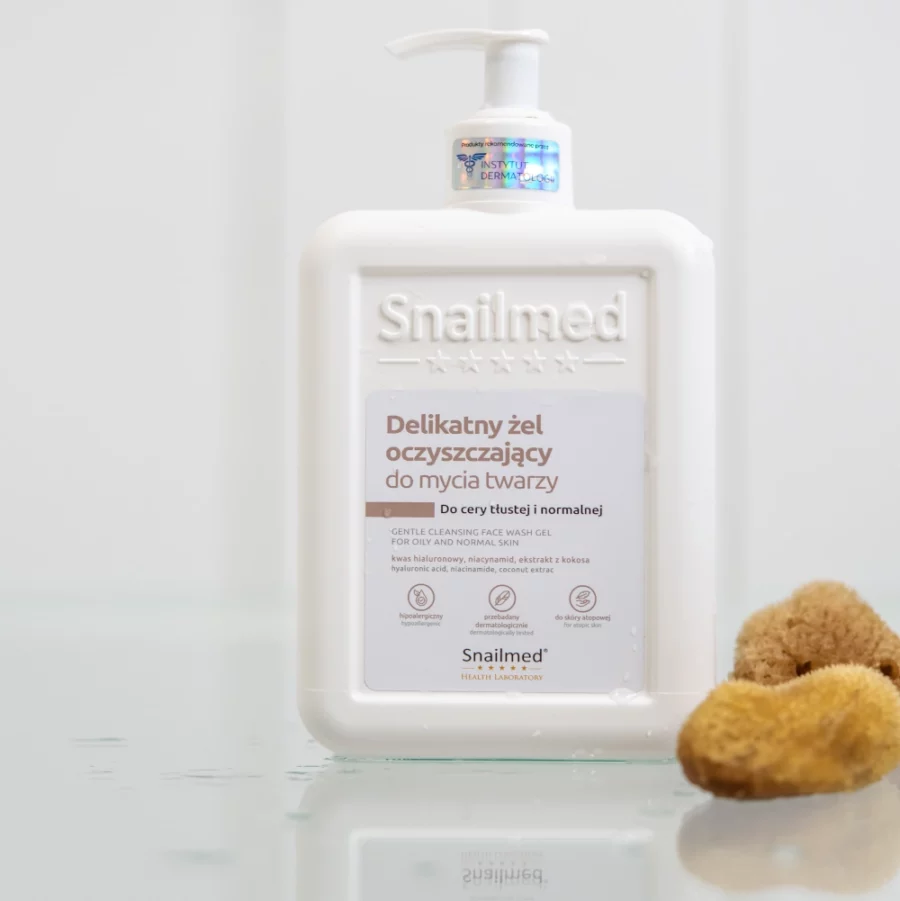 Dermokosmetyczny delikatny żel oczyszczający do mycia twarzy dla cery tłustej i normalnej <b>300ml</b>