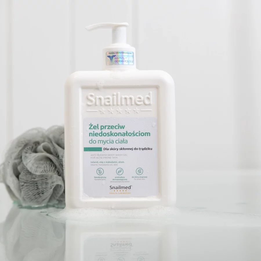 Dermokosmetyczny żel do mycia ciała przeciw niedoskonałościom dla skóry skłonnej do trądziku <b>300ml</b>
