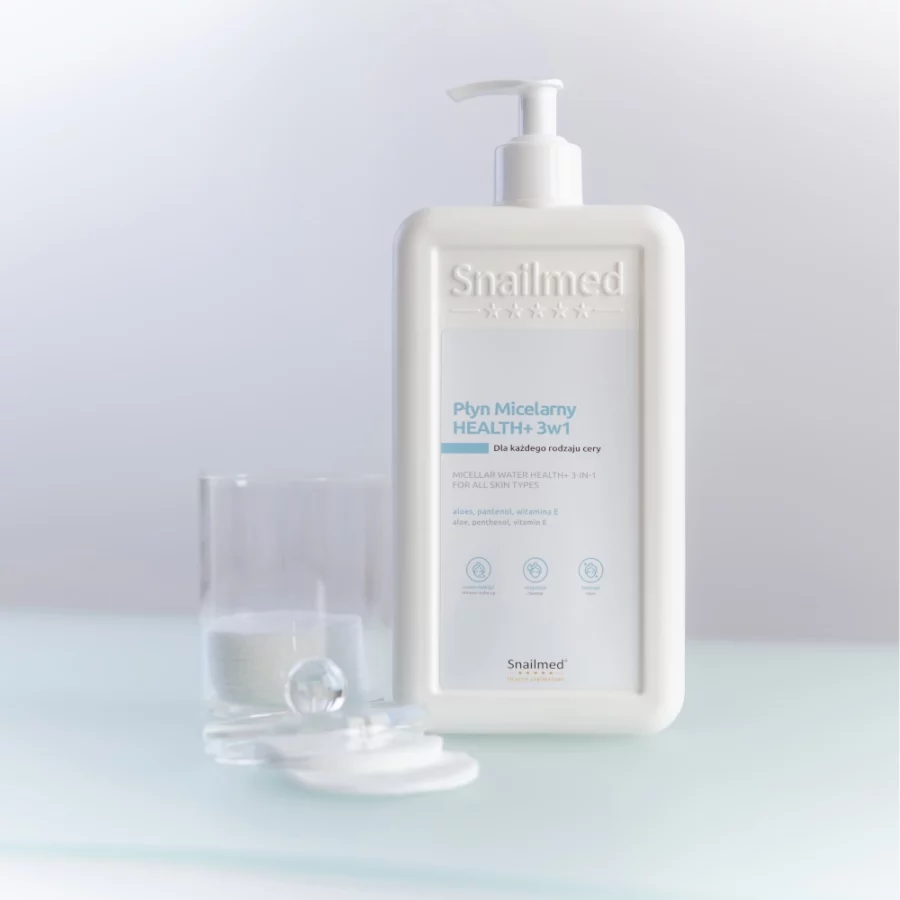 Płyn Micelarny HEALTH+ 3w1 dla każdego rodzaju cery