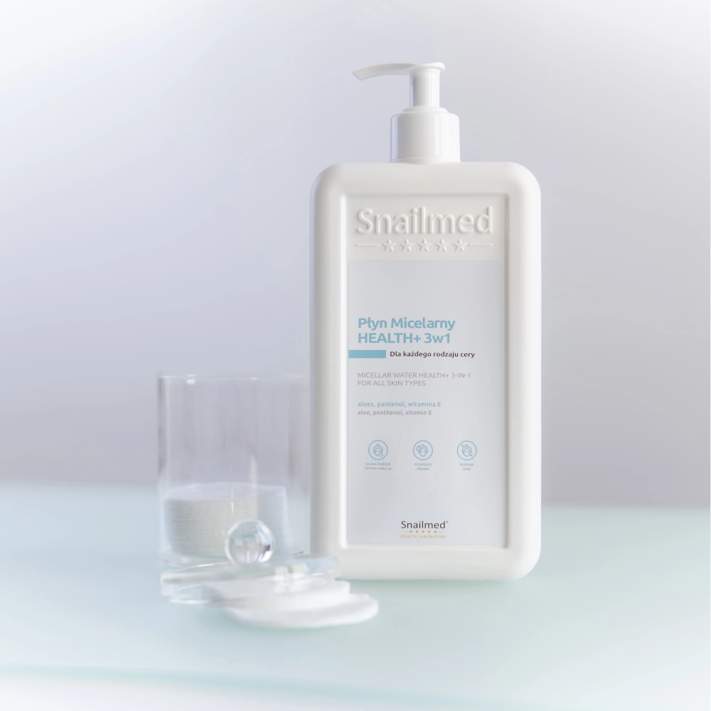 Płyn Micelarny HEALTH+ 3w1 dla każdego rodzaju cery