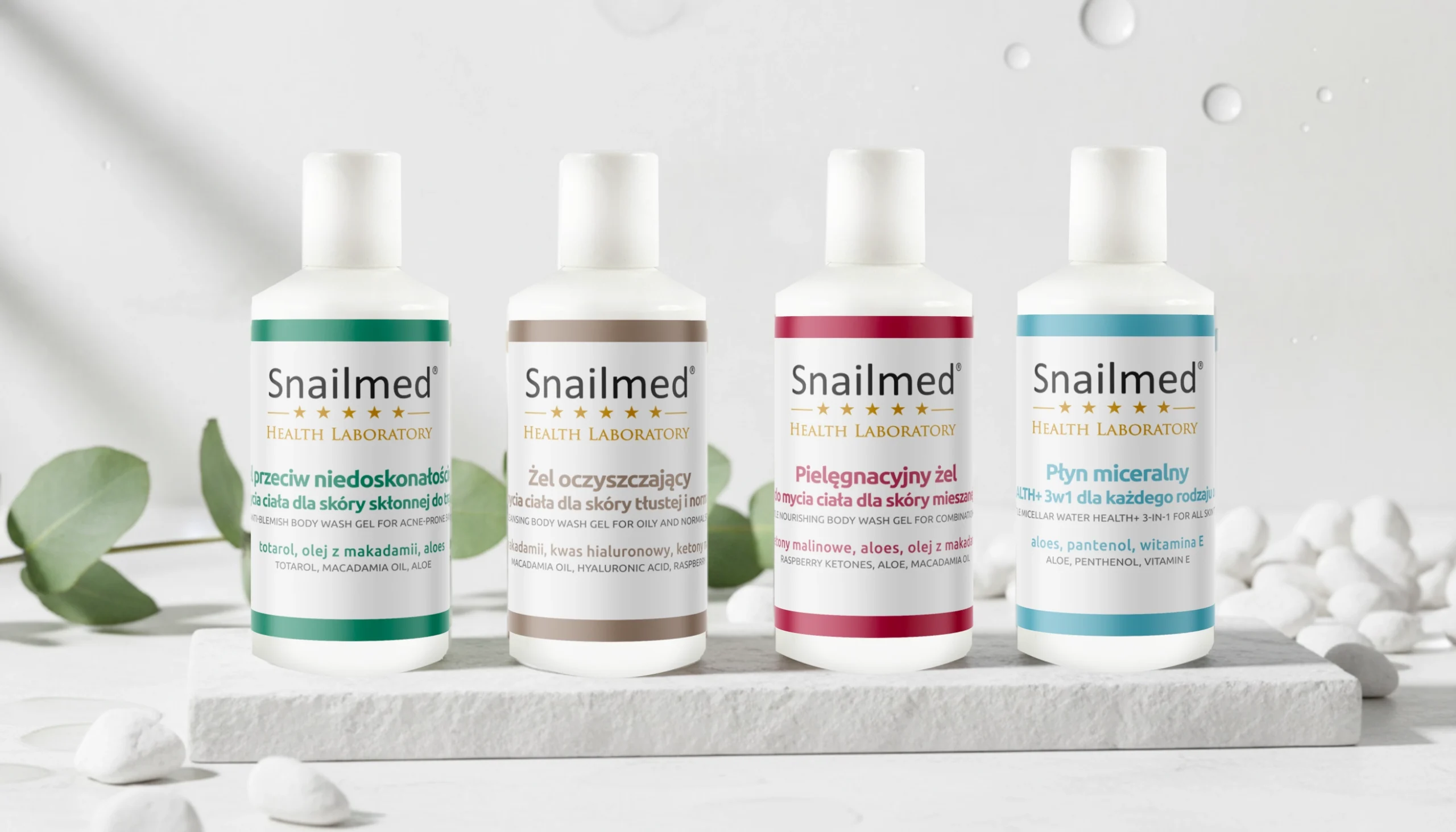 Dermokosmetyczny żel do mycia ciała przeciw niedoskonałościom dla skóry skłonnej do trądziku <b>20ml</b>, Produkt Smart Mini - obrazek 3