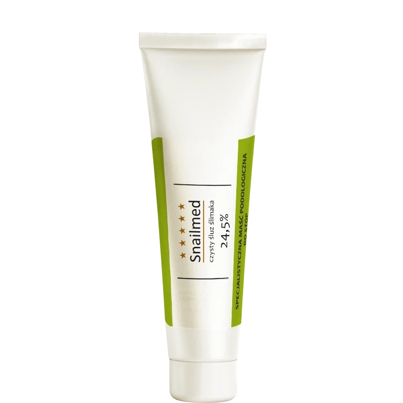 Głęboko nawilżająca Maść podologiczna do stóp z naturalnym śluzem ślimaka, mocznikiem, olejkiem awokado, masłem shea oraz z witaminą E, <b>30ml</b> - obrazek 3