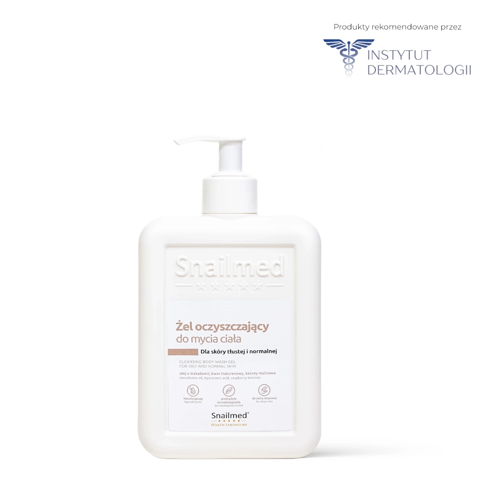 Dermokosmetyczny żel oczyszczający do mycia ciała dla skóry tłustej i normalnej <b>300ml</b> - obrazek 3