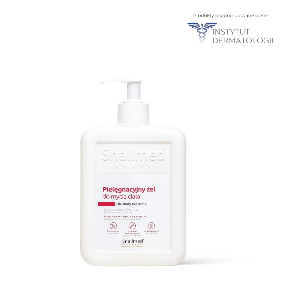 Dermokosmetyczny pielęgnacyjny żel do mycia ciała dla skóry mieszanej <b>300ml</b> - obrazek 3