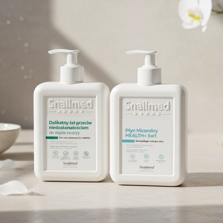 Zestaw dermokosmetyczny do mycia twarzy przeciw niedoskonałościom dla cery skłonnej do trądziku