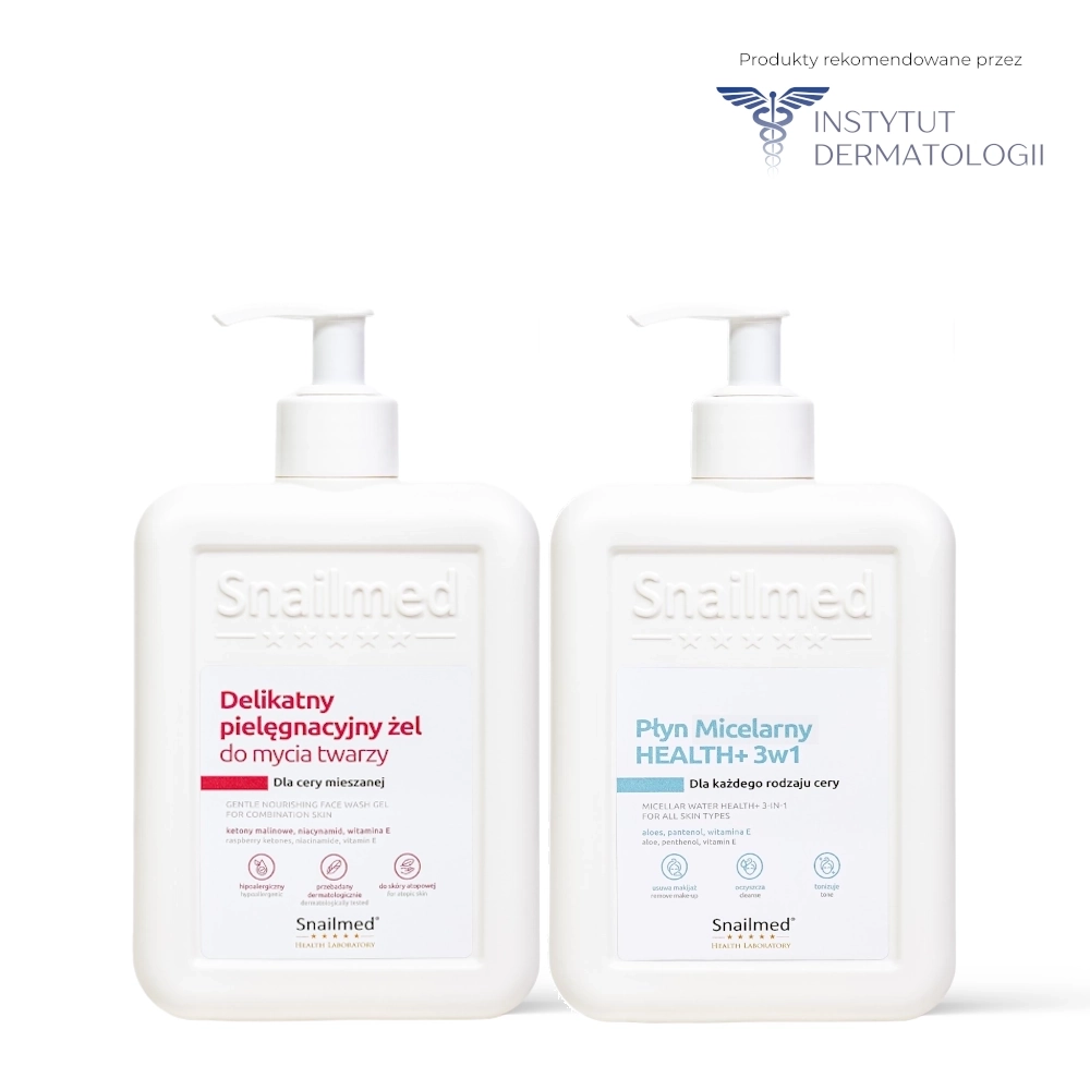 Zestaw dermokosmetyczny pielęgnacyjny do mycia twarzy dla cery mieszanej - obrazek 2