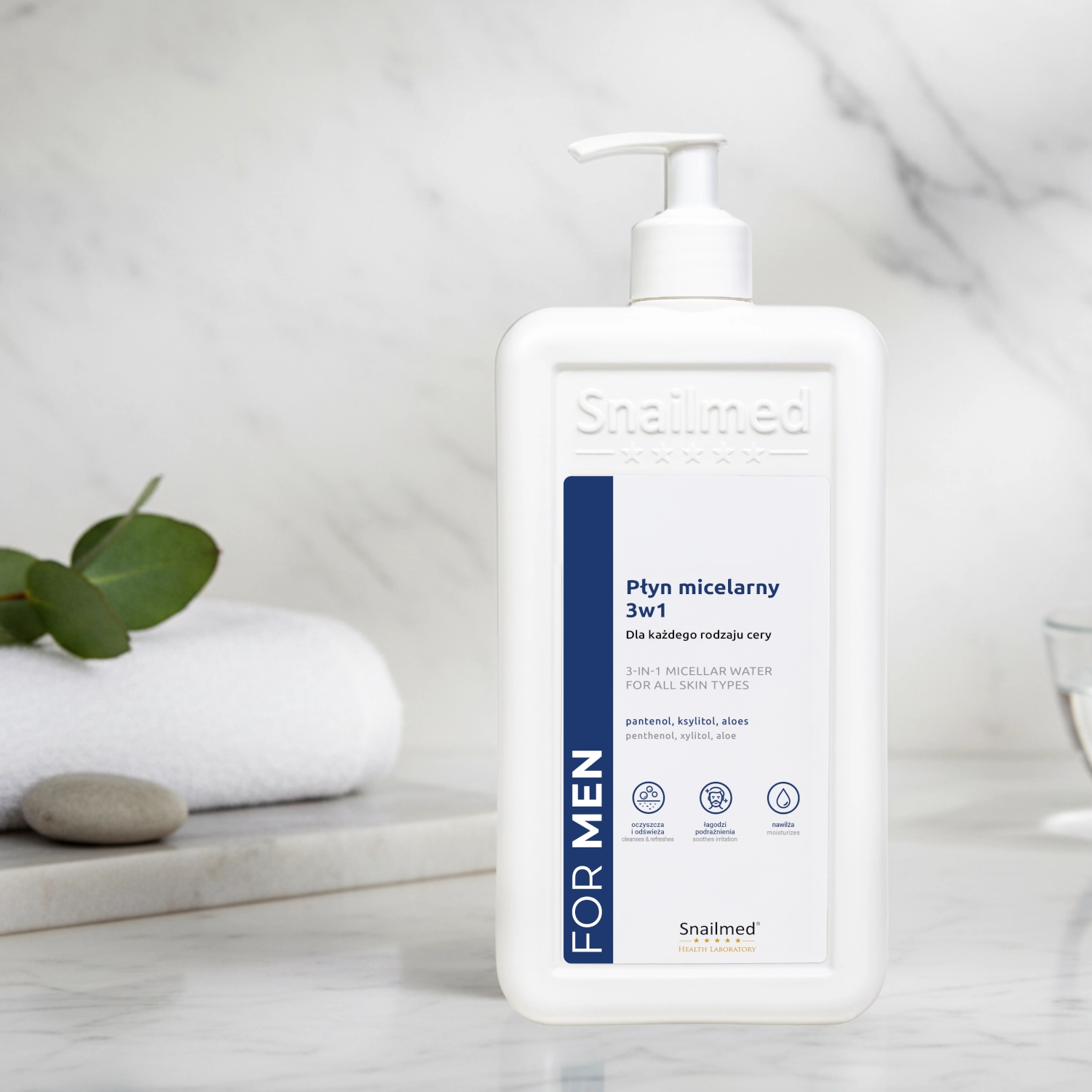 Płyn micelarny HEALTH+ 3w1 FOR MEN - obrazek 3