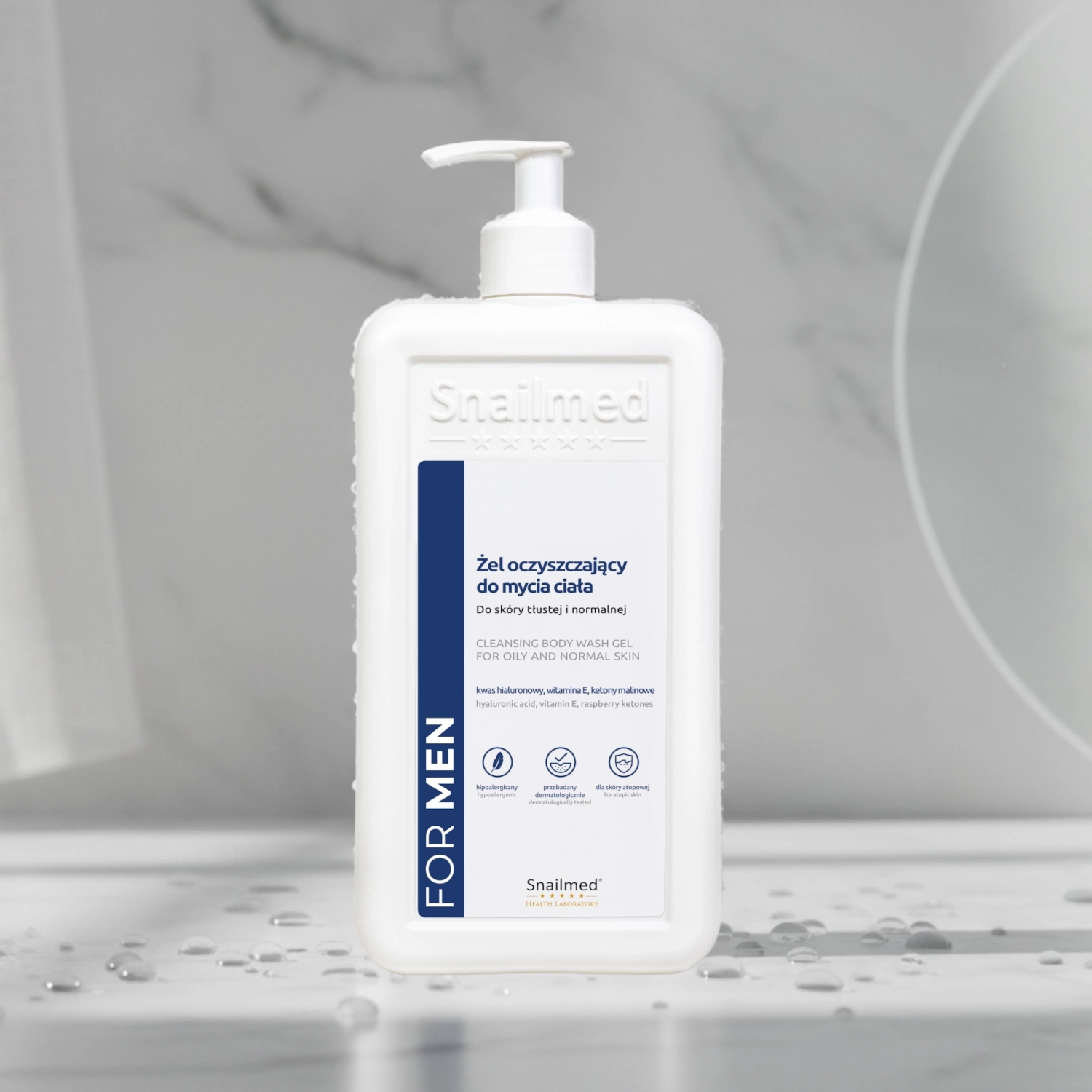 Żel oczyszczający do mycia ciała dla mężczyzn - obrazek 2