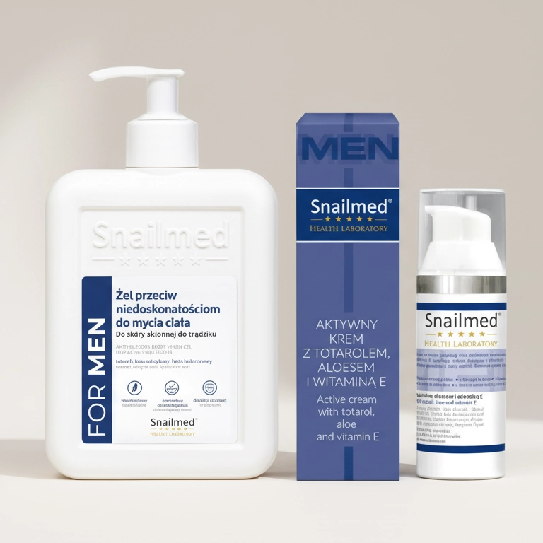 Zestaw przeciw niedoskonałościom skóry dla mężczyzn