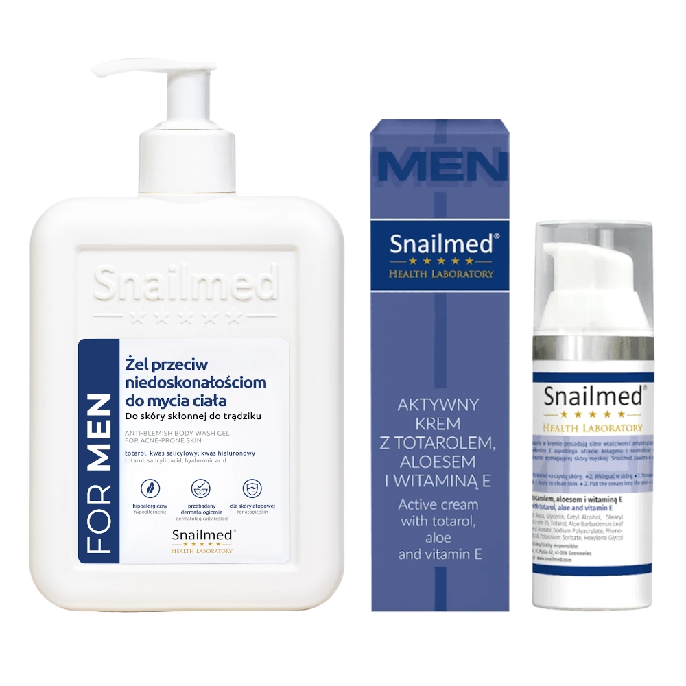 Zestaw przeciw niedoskonałościom skóry dla mężczyzn - obrazek 2