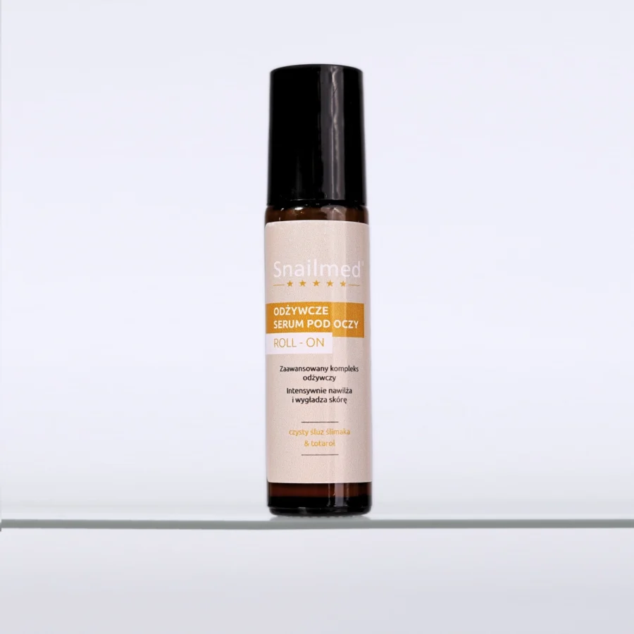 Odżywcze serum pod oczy z naturalnym śluzem ślimaka <b>ROLL ON</b>