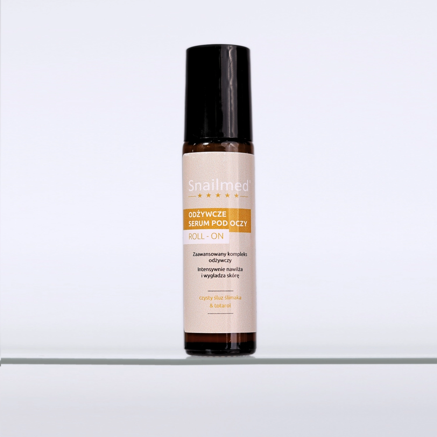 Odżywcze serum pod oczy z naturalnym śluzem ślimaka <b>ROLL ON</b>