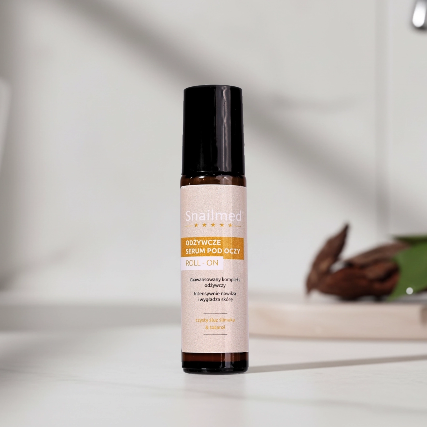 Odżywcze serum pod oczy z naturalnym śluzem ślimaka <b>ROLL ON</b> - obrazek 3